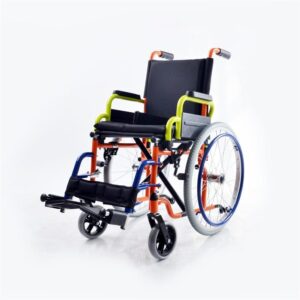 Lightweight foldable Foldable pediatric wheelchair with adjustable leg support