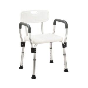 Explore our medical-grade portable folding shower chair for elderly designed for seniors, featuring a U-shaped seat, adjustable height and sturdy aluminum frame, perfect for shower chair for elderly wholesale and other professional care scenarios.