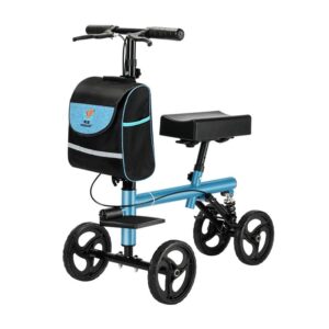 Trusted knee scooter supplier offering medical-grade adjustable height knee walkers for broken leg recovery. 6-position height, foldable design, & 8” PU wheels. Factory-direct pricing for B2B buyers. ISO 13485 certified.