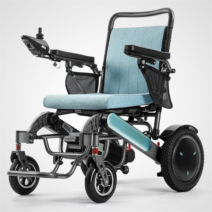 Medical-Grade Aluminum Electric Wheelchair with Remote Control ST-73006 1 Wholesale aluminum electric wheelchair with factory Price. Featuring dual 250W brush motors, detachable 24V 12AH lithium battery, and innovative remote control.