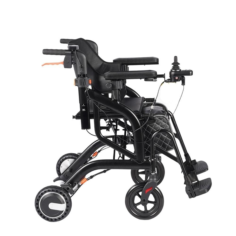 Electric Rollator Walker with Wheelchair Function ST-04104 2 Factory-direct electric rollator walker with wheelchair function. 3 in 1 electric rollator for elderly and adults, foldable aluminum frame, OEM & bulk supply for global distributors.