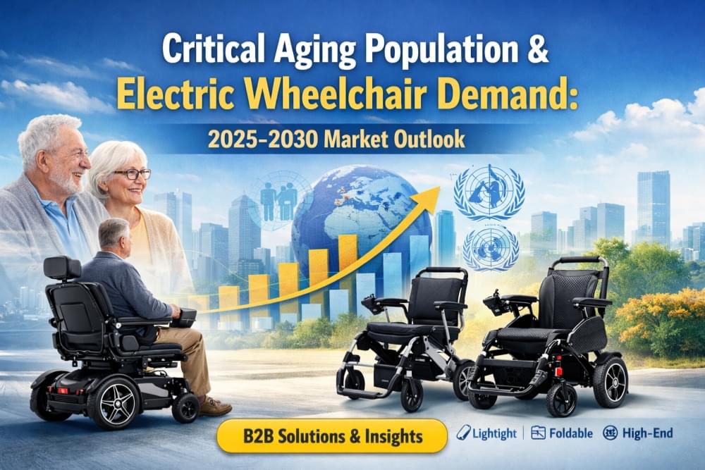 Why is the electric wheelchair market growing so fast—and who is actually buying? This guide explores aging population electric wheelchair demand, clinical drivers, EU reimbursement changes, and key insights for wholesale buyers before ordering.