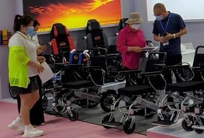 Satcon Medical showcasing innovative wheelchair solutions at the CMEF Medical Equipment Exhibition in Shanghai